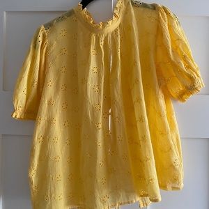 Free People Tie-back blouse